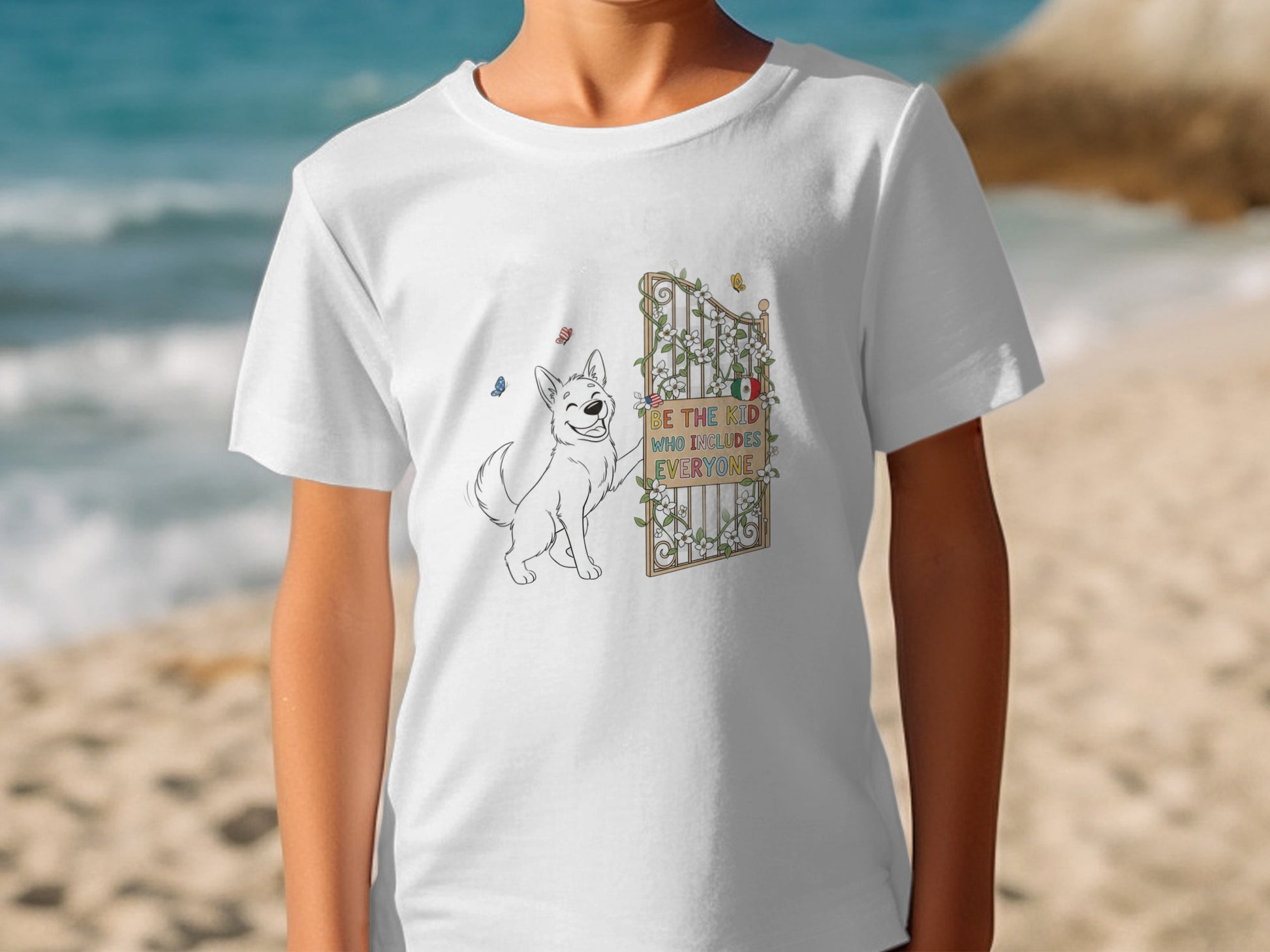 Inspirational Be The Kid Who Includes Everyone T-shirt