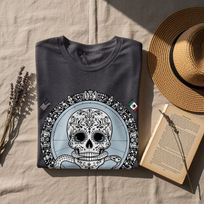 Intricate Skull Graphic Tee Perfect for Stylish T-Shirt Product