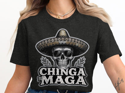 Skull with Sombrero Graphic Tee product type