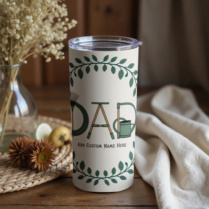 Personalized Dad Tumbler with Custom Name Product