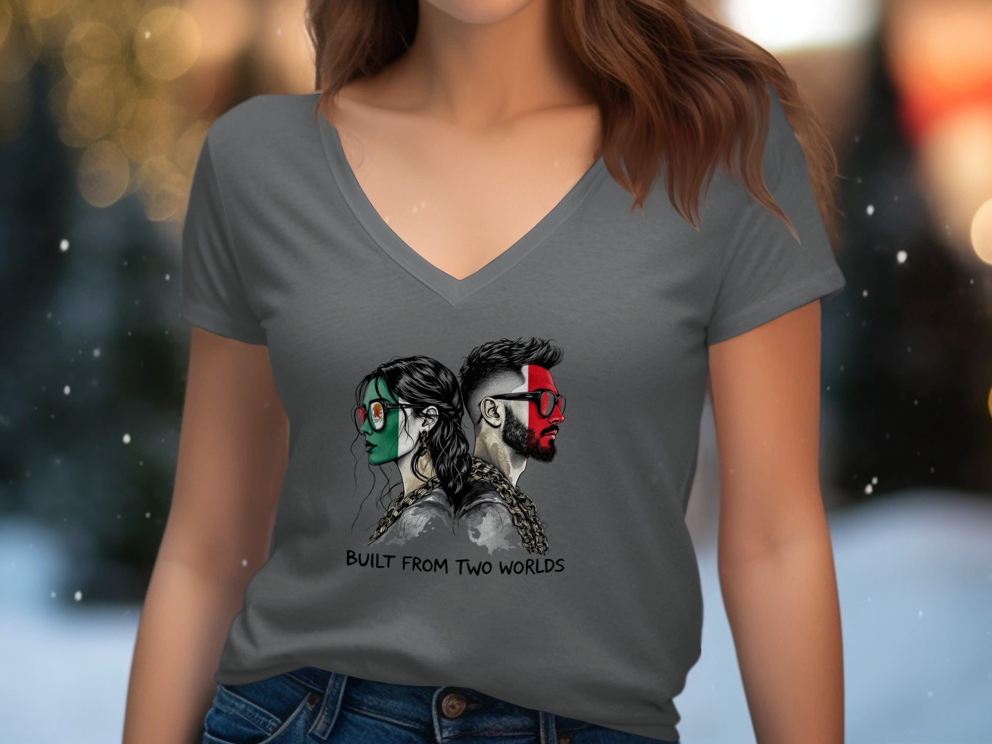 Built From Two Worlds Graphic T-shirt product