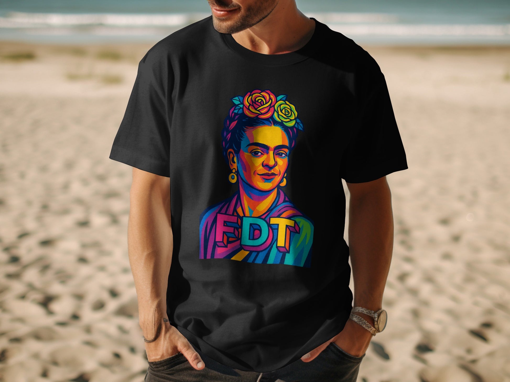 Vibrant Artistic Design Statement T Shirt product type
