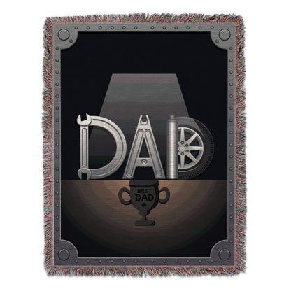 Best Dad Trophy Automotive Design Blanket product