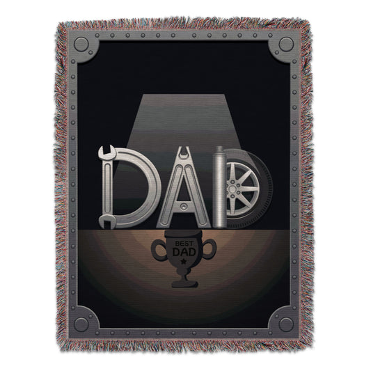 Best Dad Trophy Automotive Design Blanket product