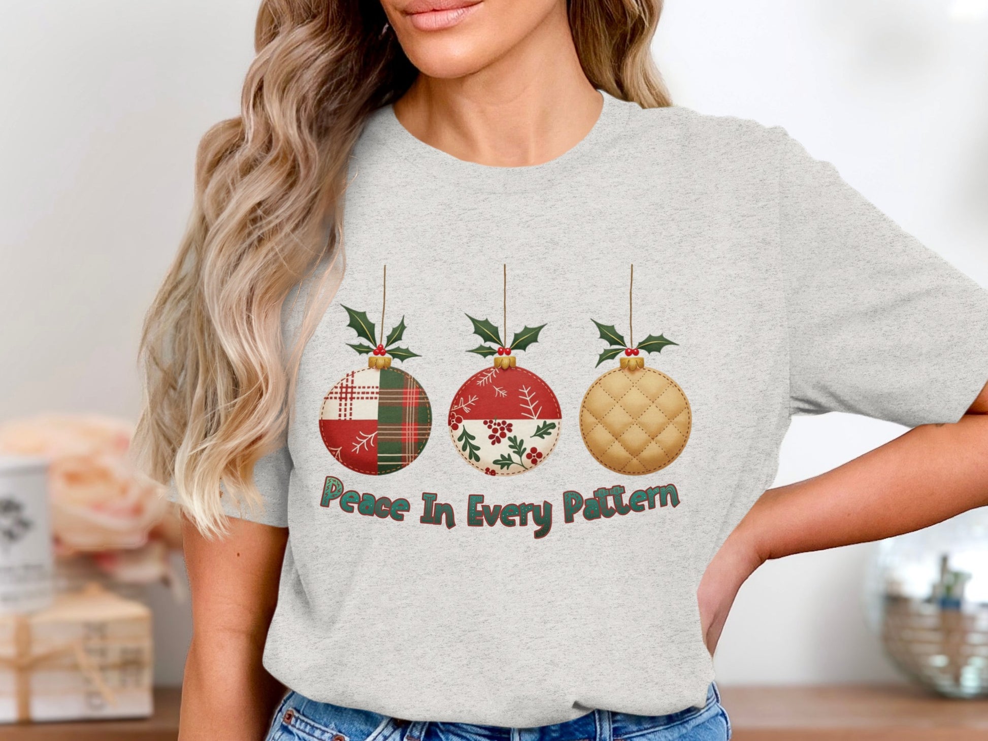 Peace In Every Pattern festive shirt