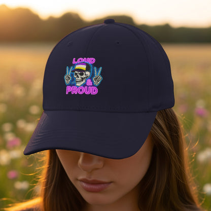 Loud and Proud Peace Sign Skull Cap product