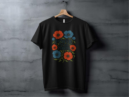 Power to the Peaceful Floral Graphic T-Shirt product