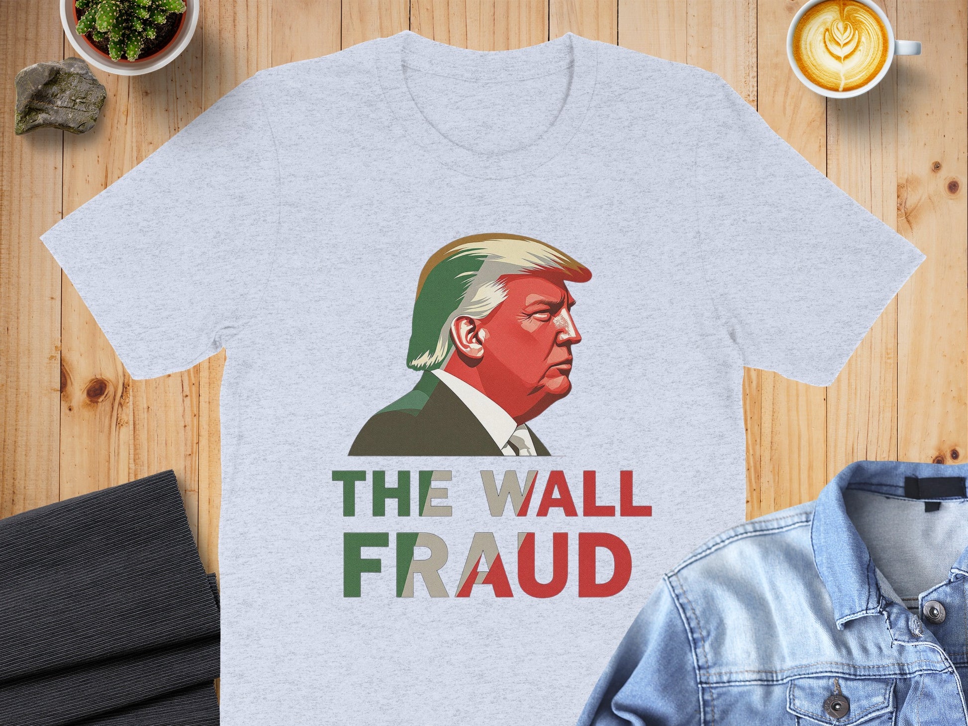 The Wall Fraud Graphic Statement T-Shirt product