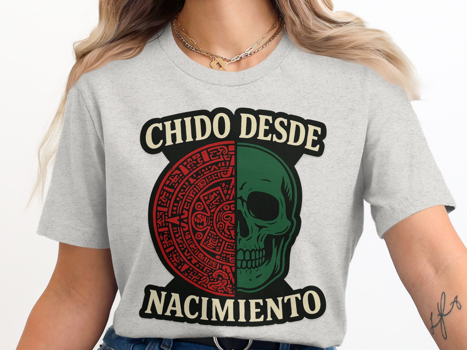 Chido Desde Nacimiento Skull Graphic T-shirt product type