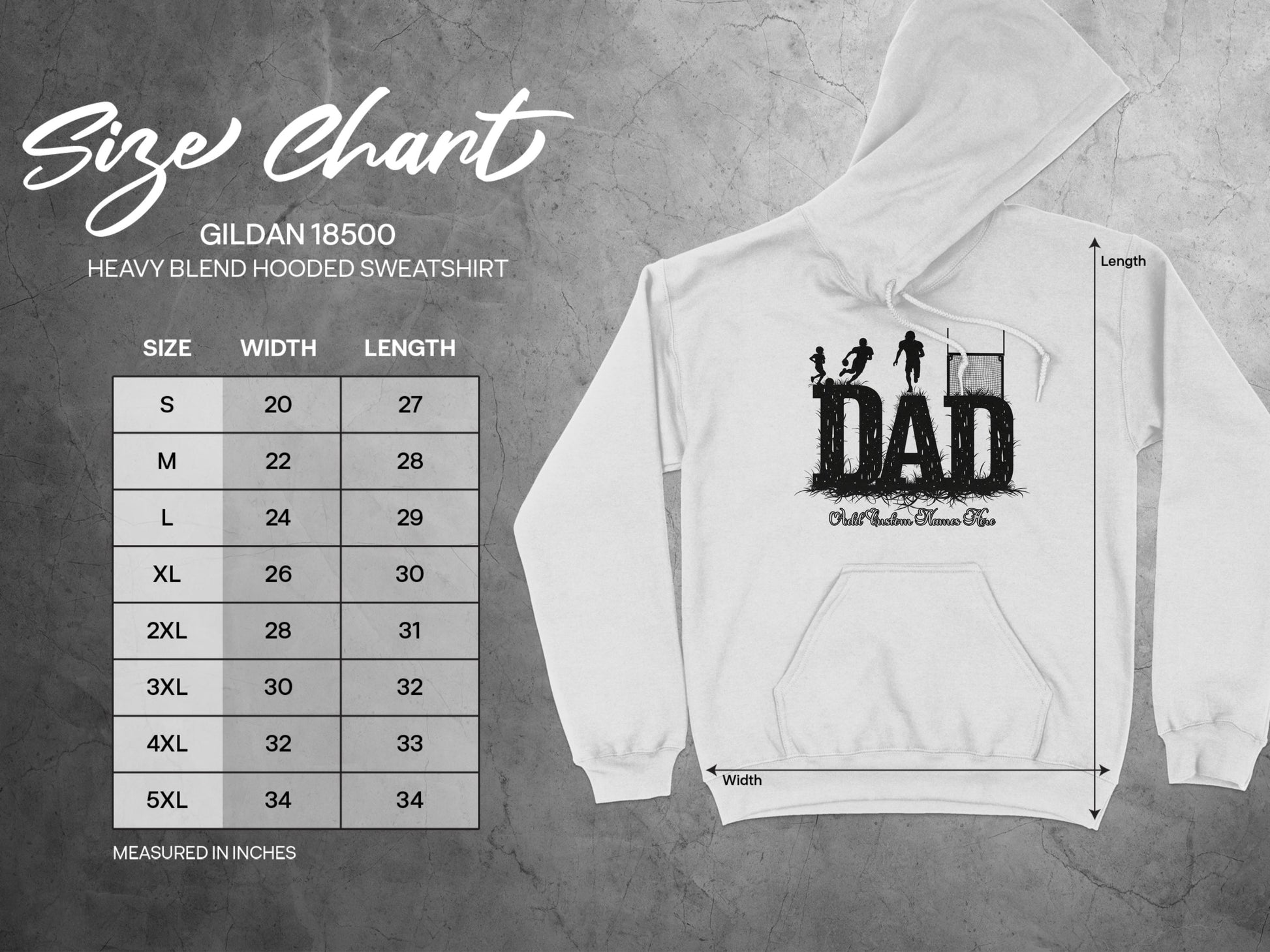 Walking Dad Graphic Heavy Blend Hooded Sweatshirt product