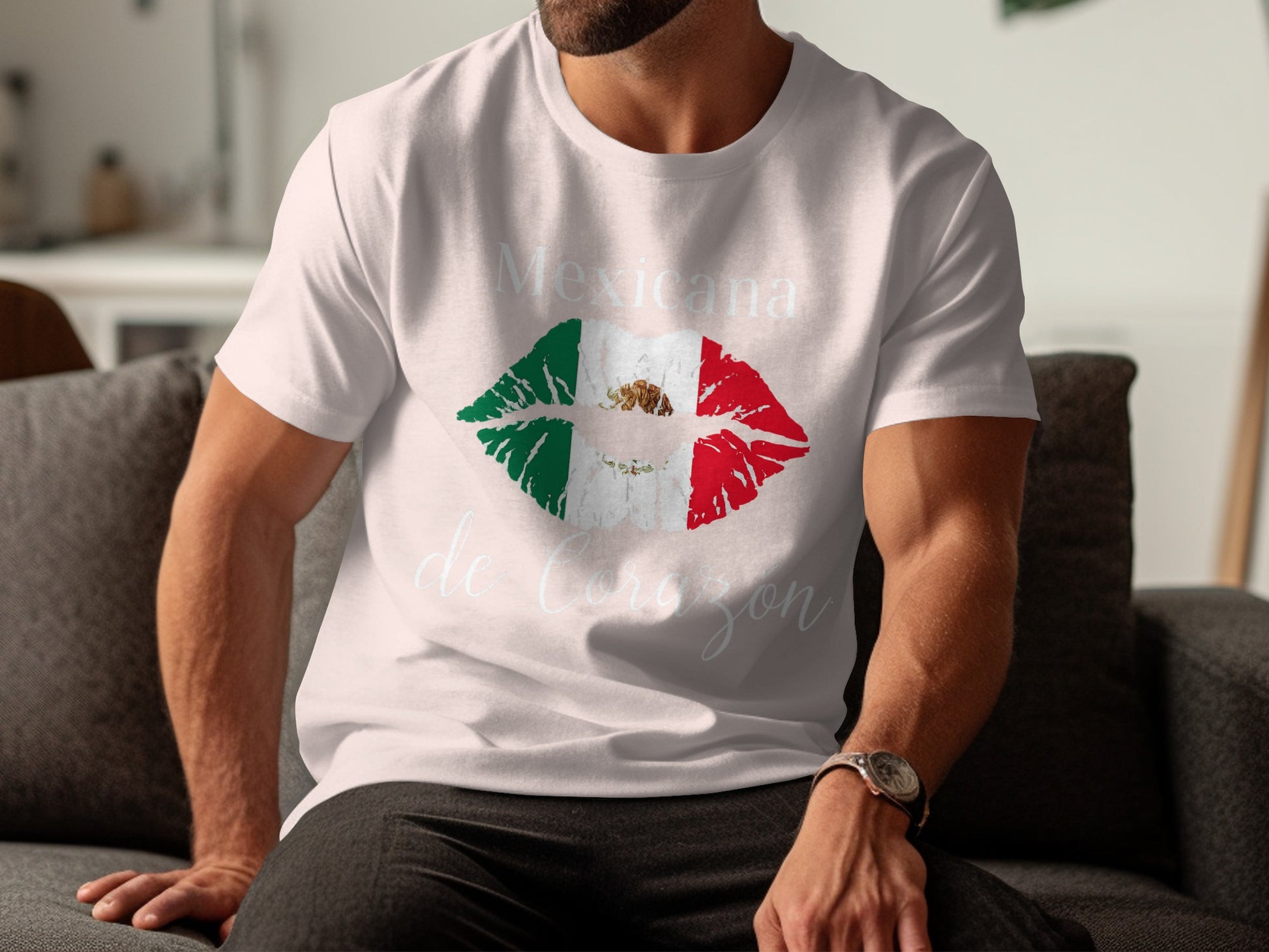 Mexicana de Corazon Lip Print Design product type