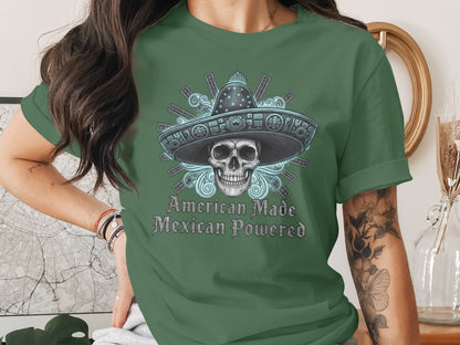 American Made Mexican Powered Graphic T-Shirt