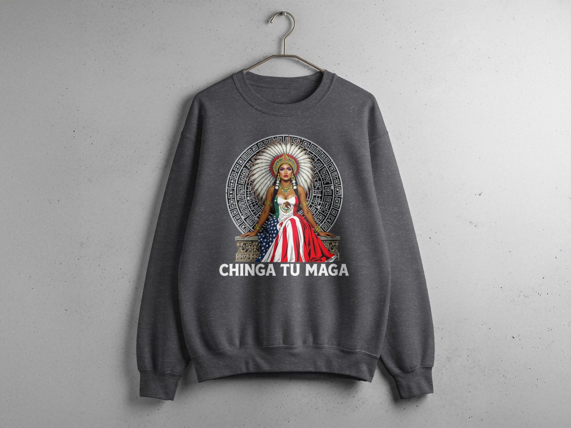 Chinga Tu Maga Graphic Sweatshirt for Statement Fashion