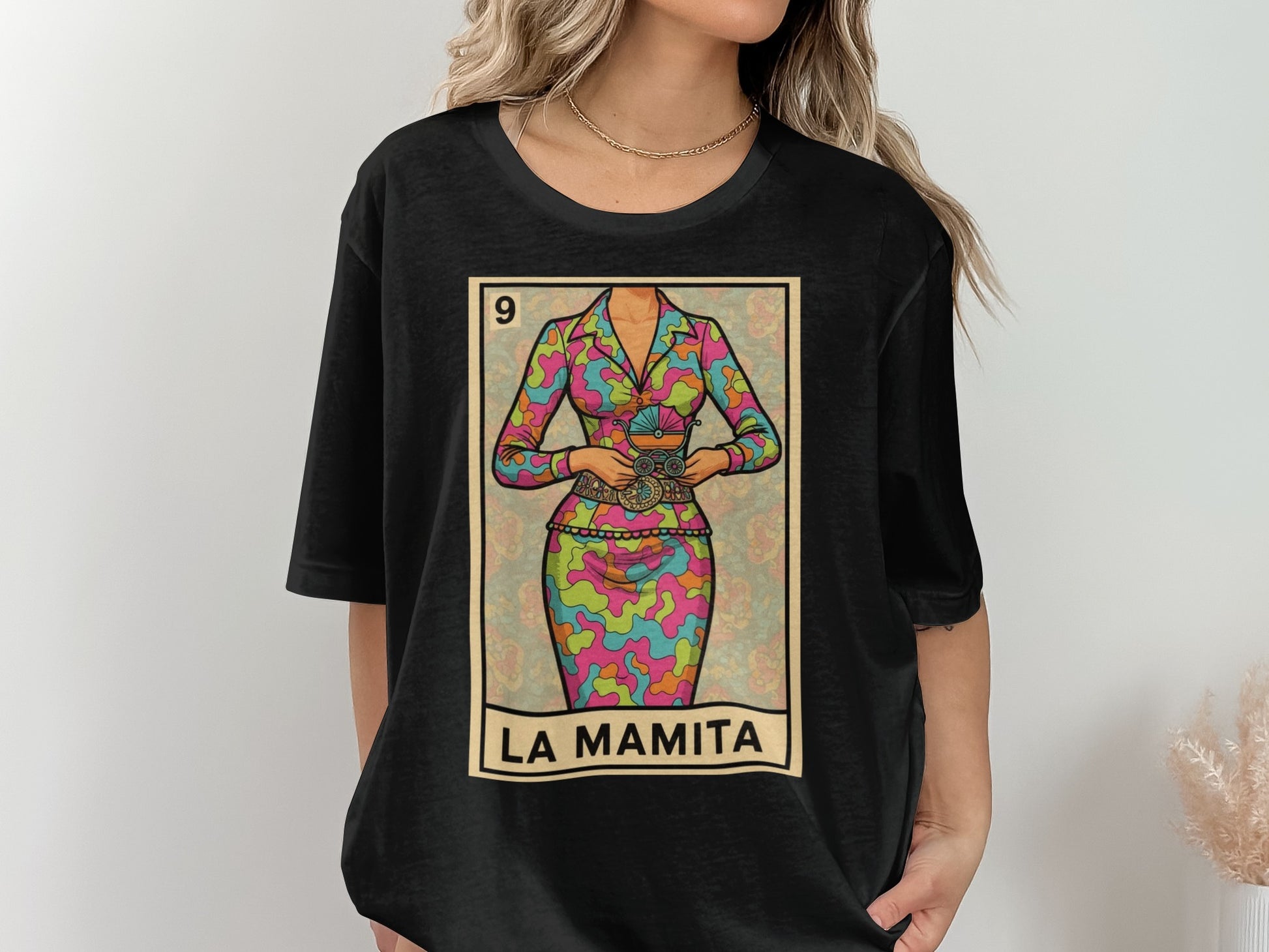 Stylish La Mamita Graphic Tee Shirt product type