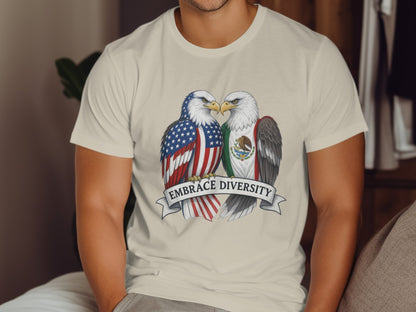 Embrace Diversity Eagle Graphic T-shirt product type