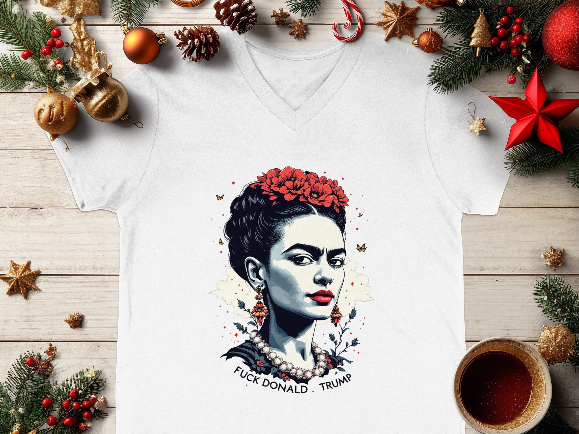 Unique Graphic Tee - Artistic Political Statement