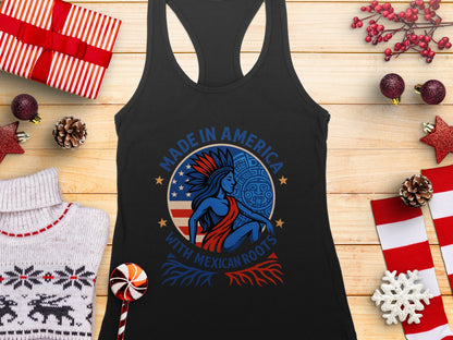 Made In America With Mexican Roots Tank Top