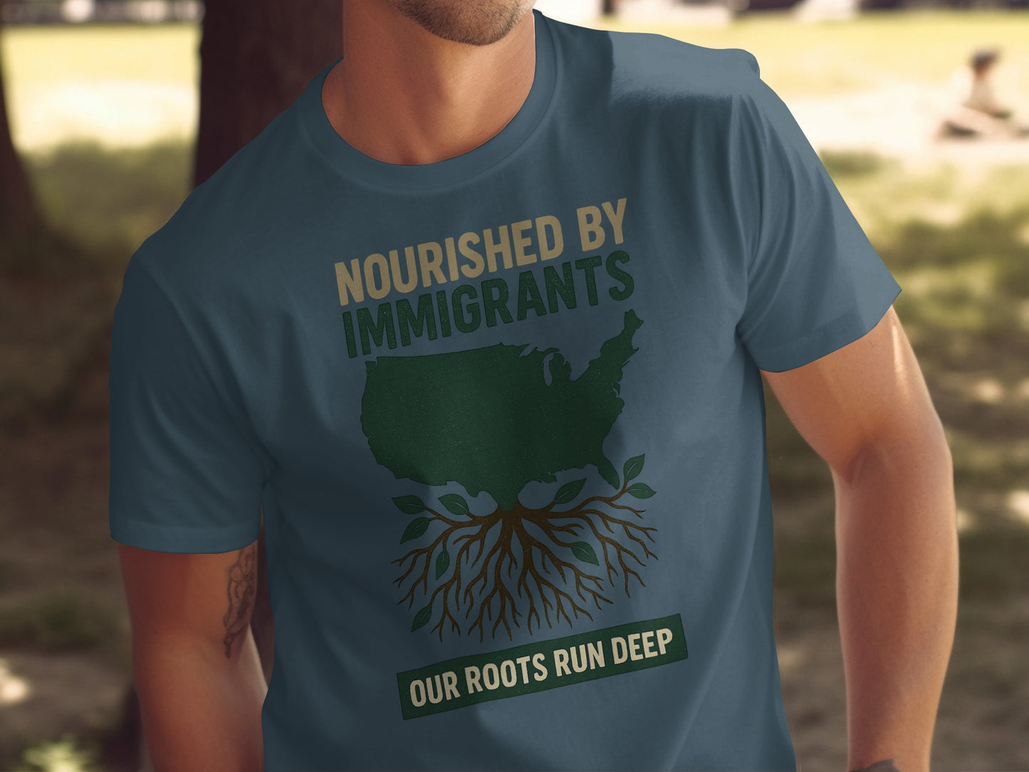 Nourished By Immigrants Our Roots Run Deep product type