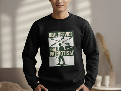 Real Service Real Patriotism Design Sweatshirt product