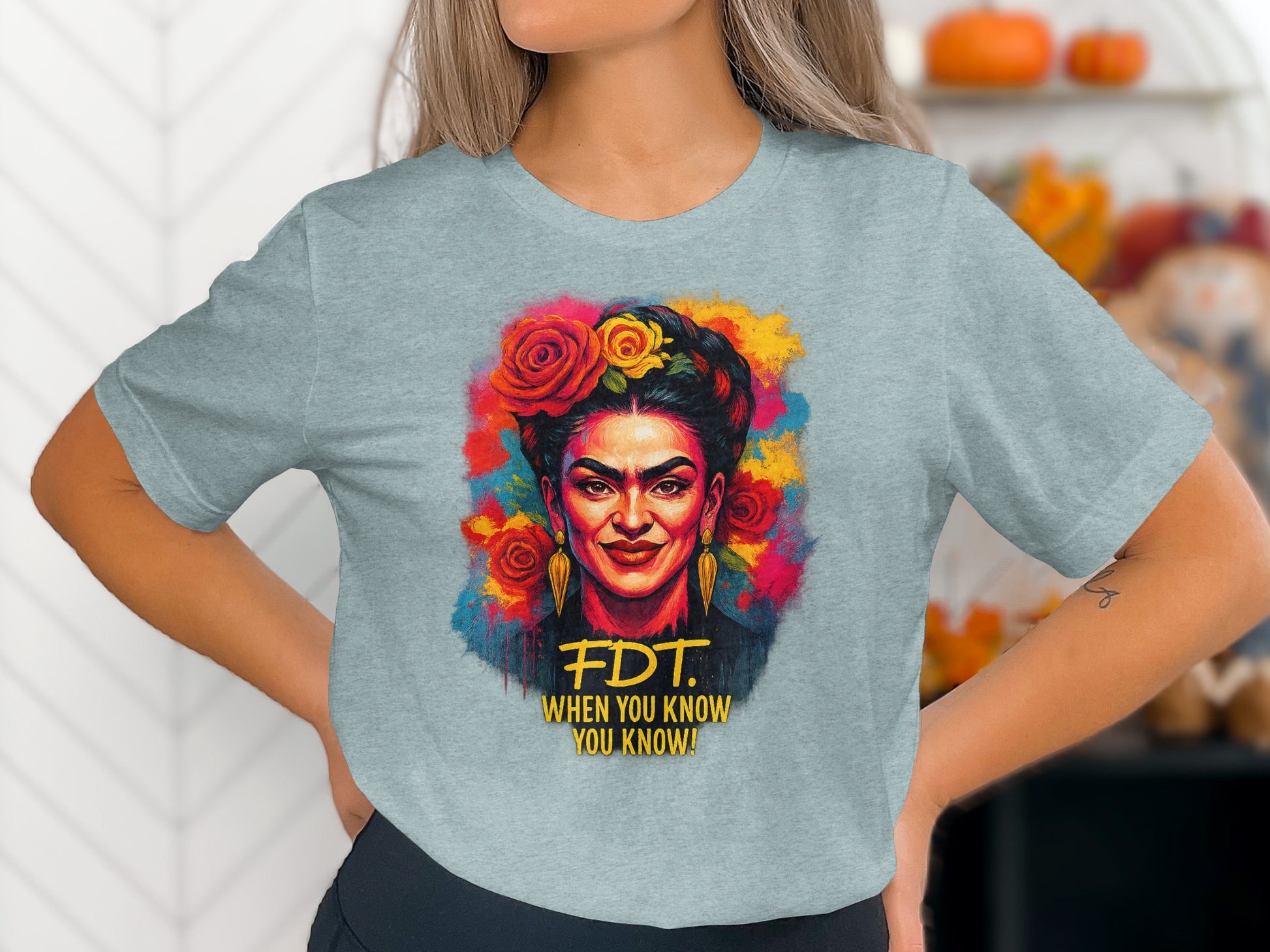 Colorful Artistic FDT When You Know You Know T-shirt product type