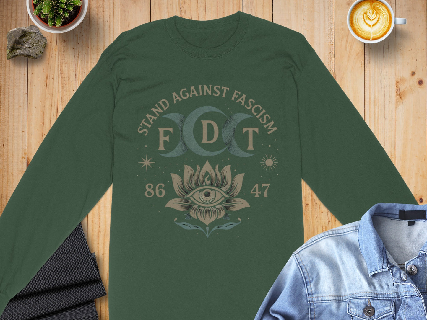 Stand Against Fascism FDT 86 47 Long Sleeve Shirt