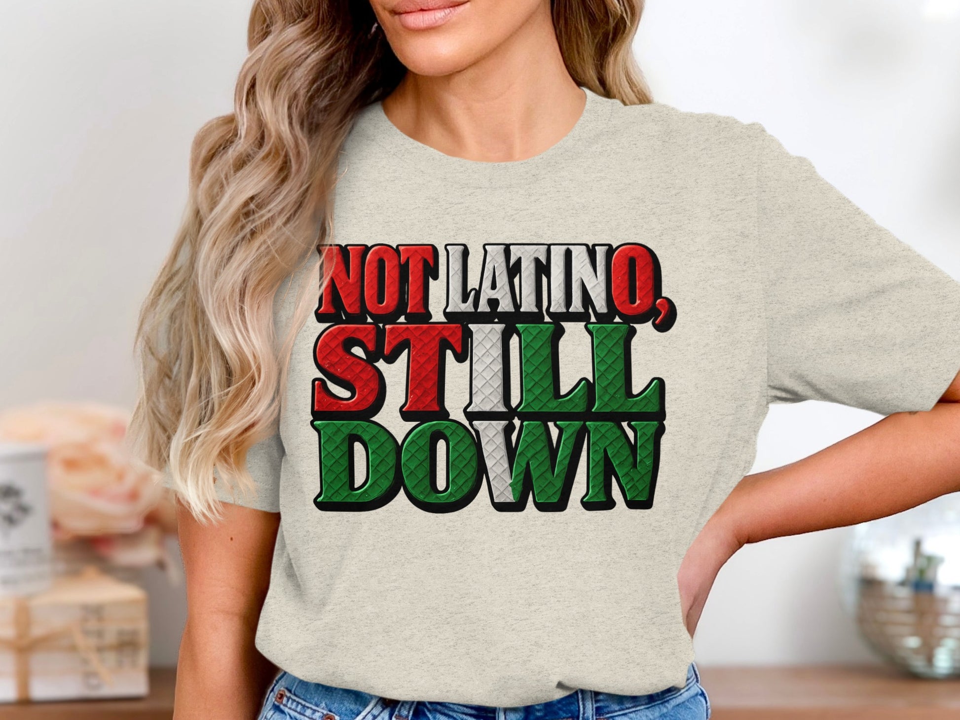 Not Latino Still Down Graphic Tee product
