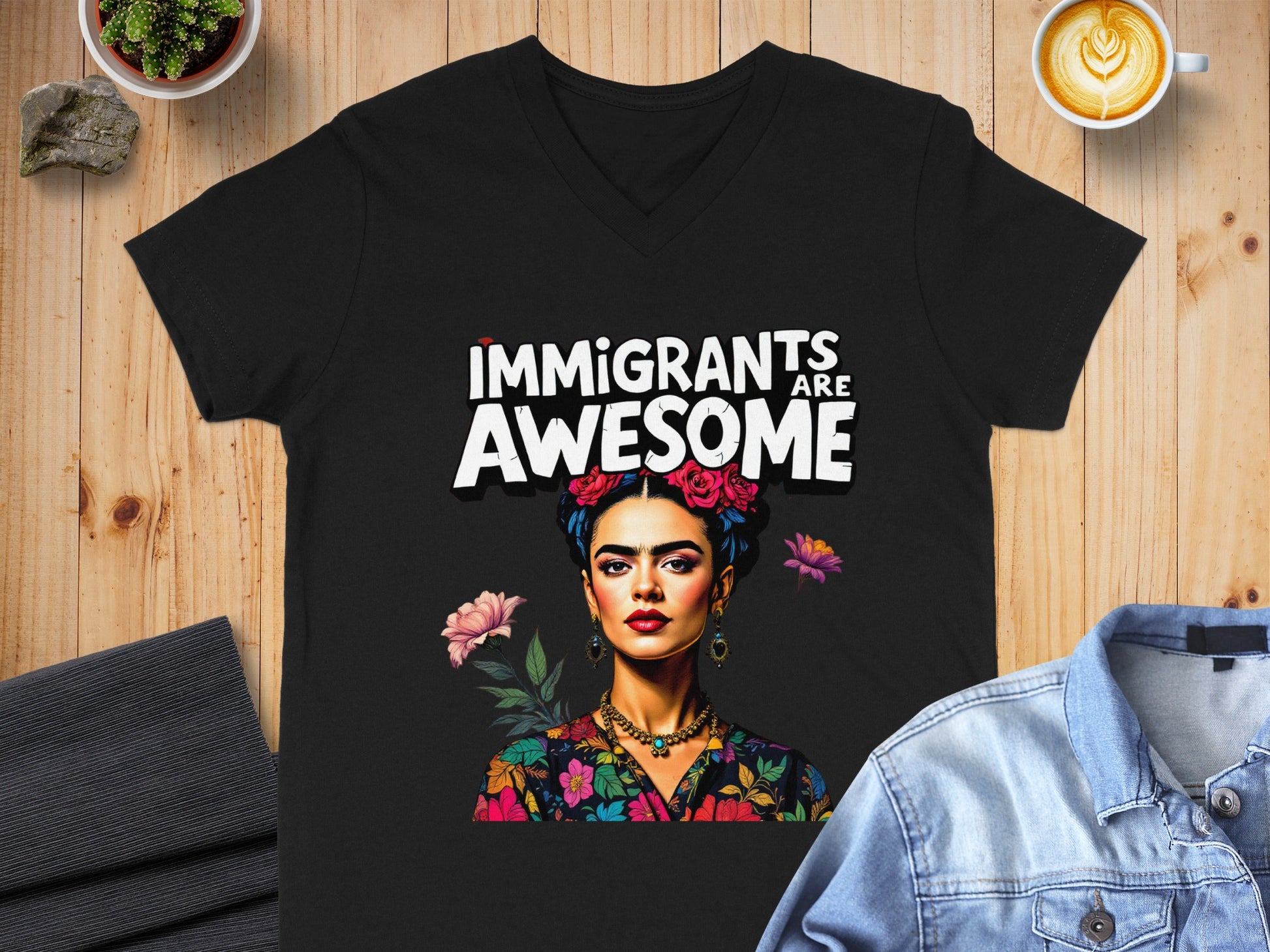 Immigrants Are Awesome Graphic Unisex T-Shirt