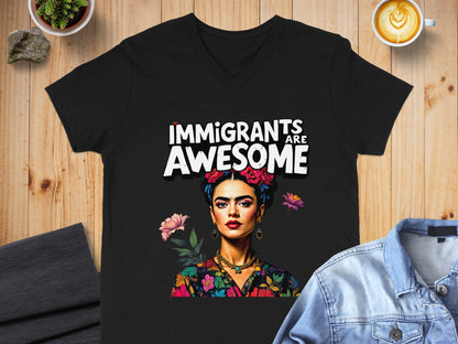 Immigrants Are Awesome Graphic Unisex T-Shirt