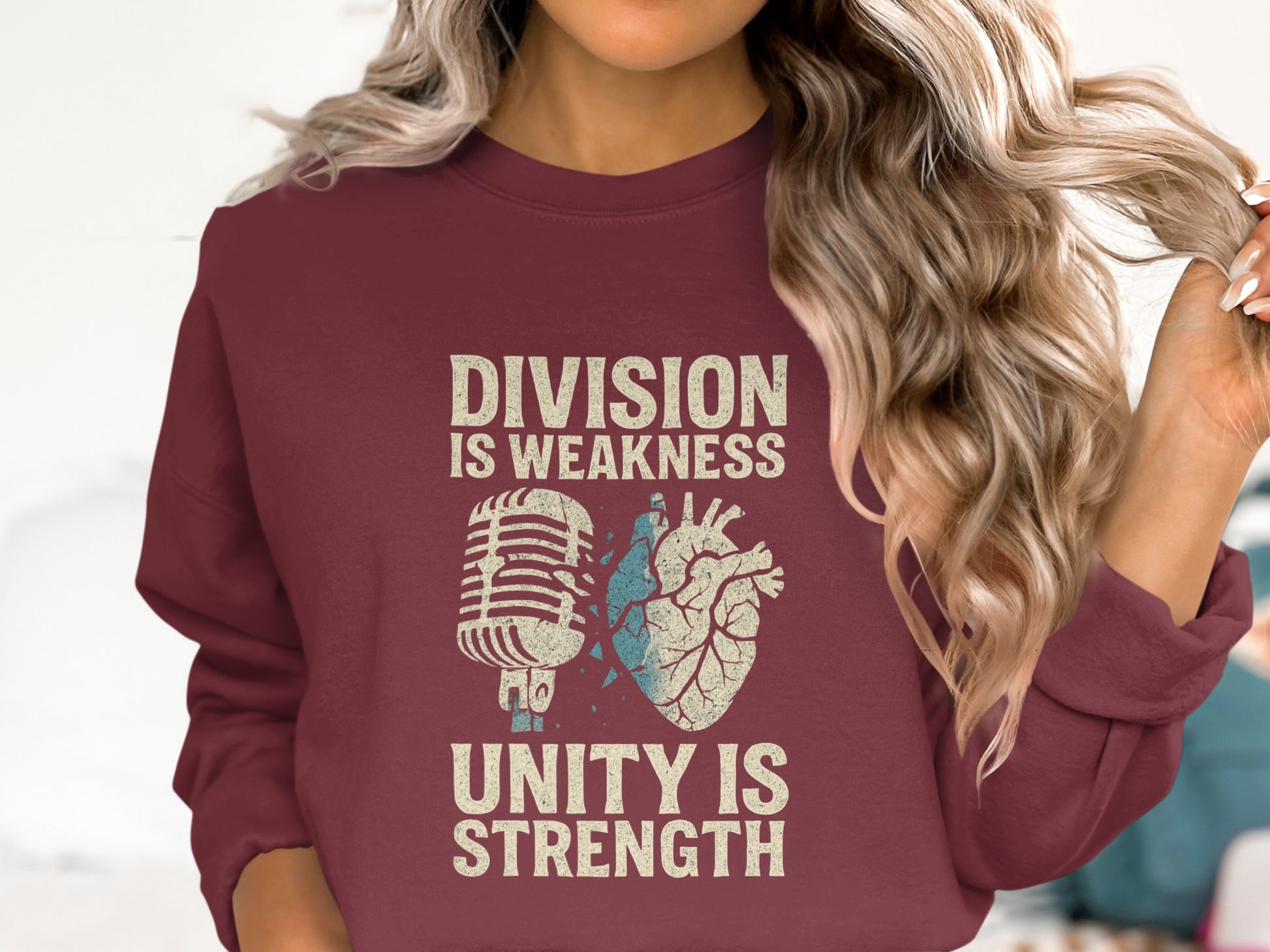 Division Is Weakness Unity Is Strength Sweatshirt product type