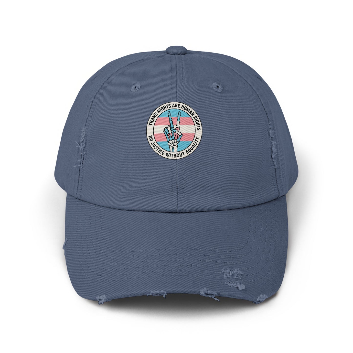 Trans Rights Are Human Rights Distressed Dad Hat product