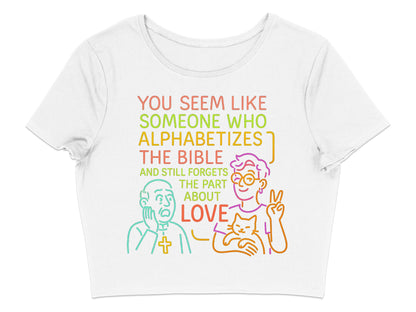 You Seem Like Someone Who Alphabetizes The Bible product type