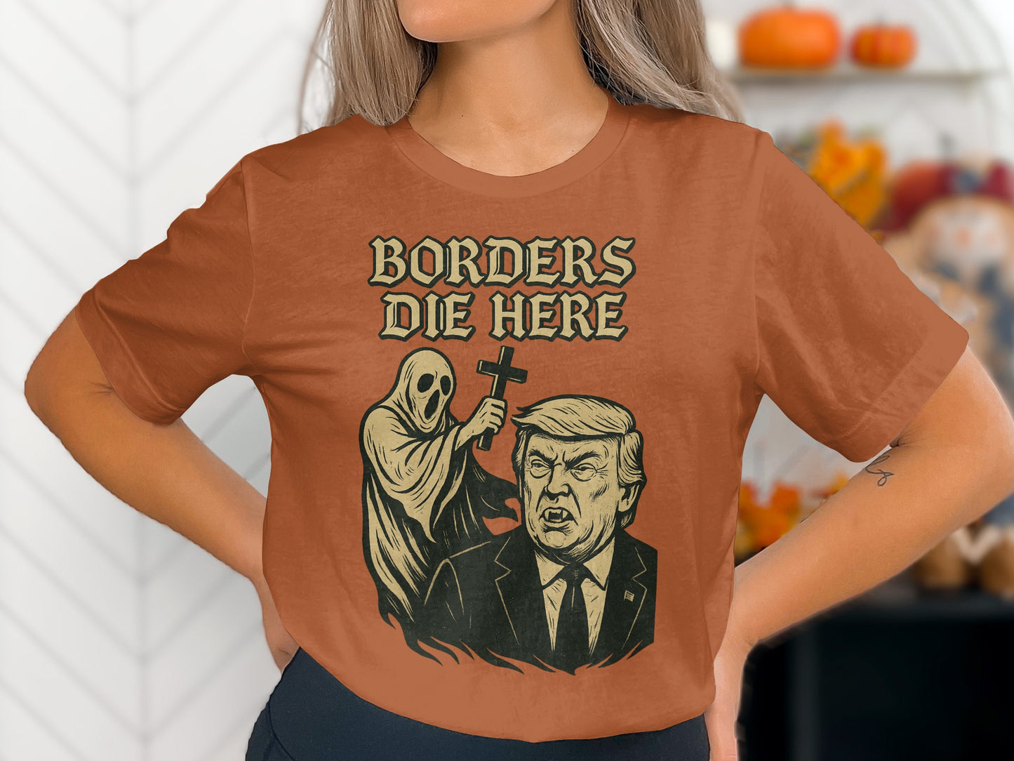 Borders Die Here Graphic T-Shirt product