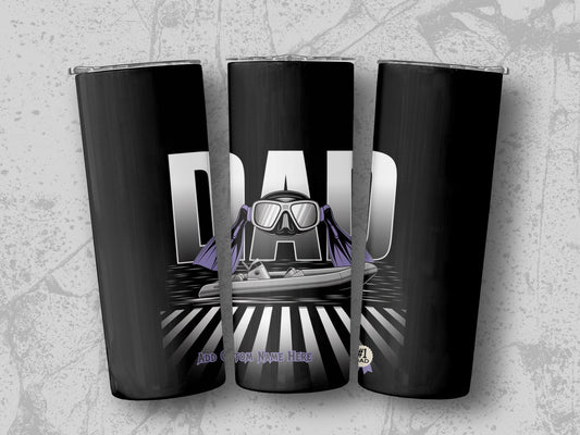 Scuba Diving Dad Graphic Travel Tumbler product