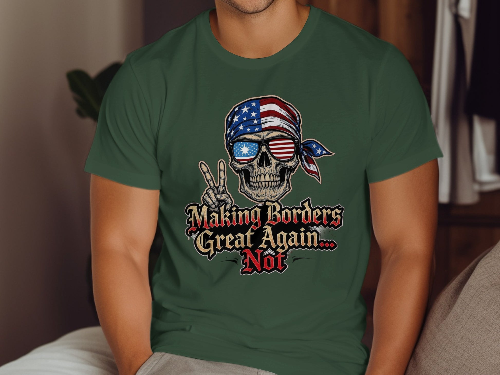 Making Borders Great Again Not Graphic Shirt product