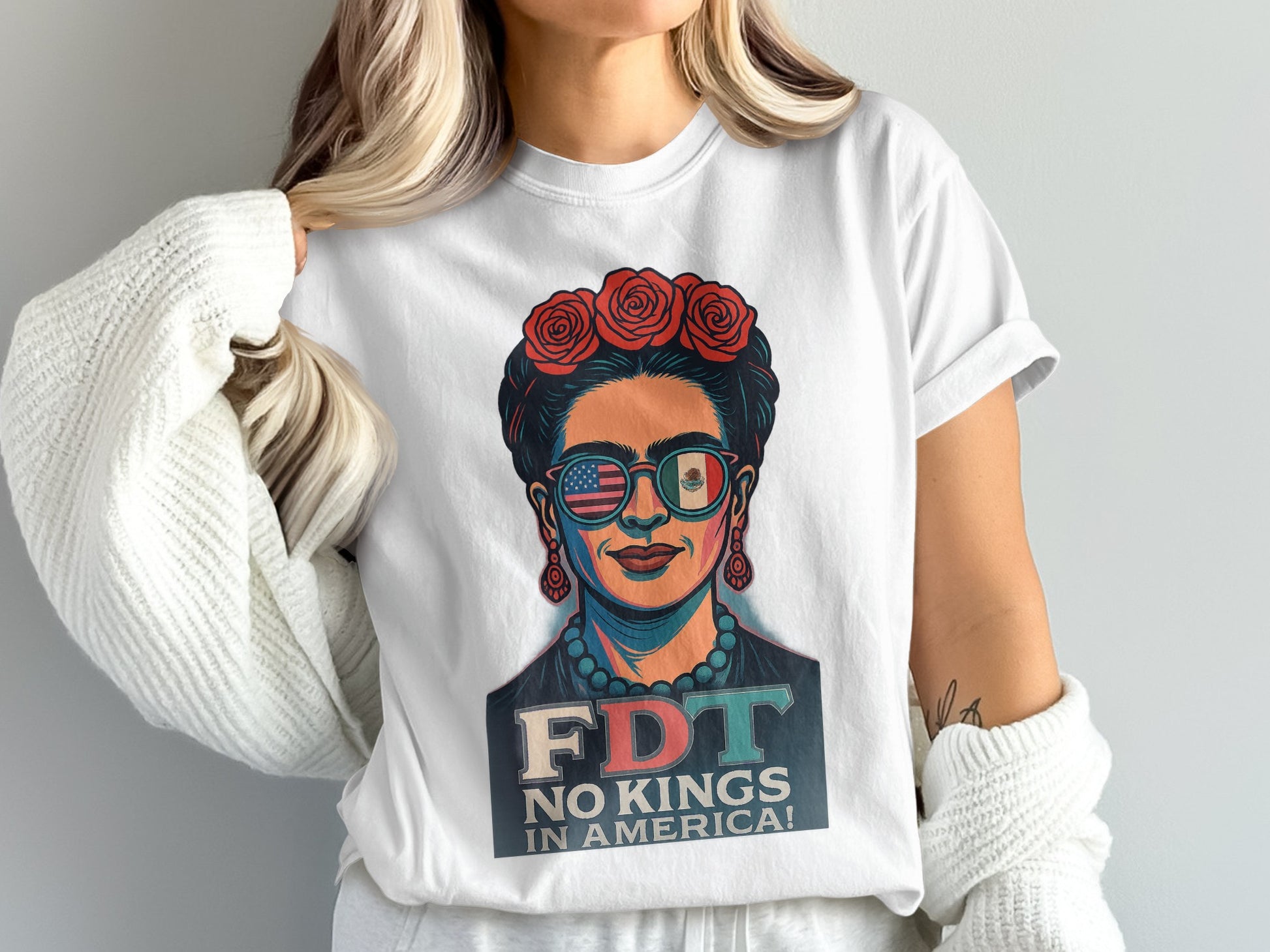 FDT No Kings In America Illustrated Graphic T-shirt product type