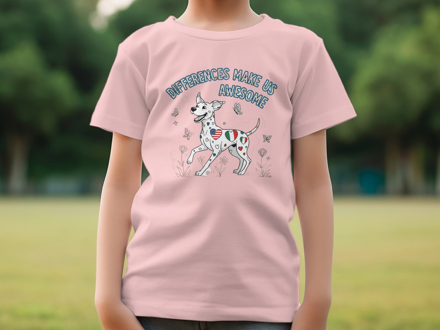 Differences Make Us Awesome Fun Kids T-shirt