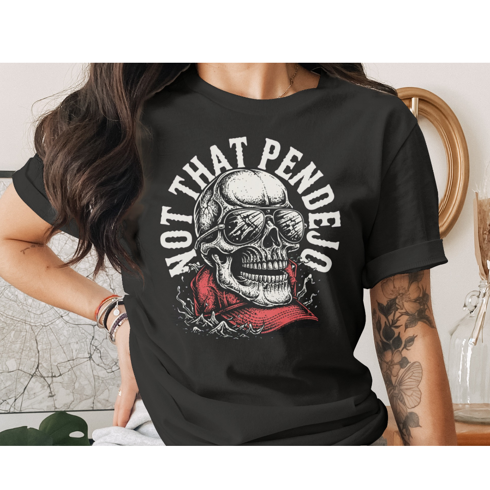 Skull sunglasses red hat 'NOT THAT PENDEJO' product type