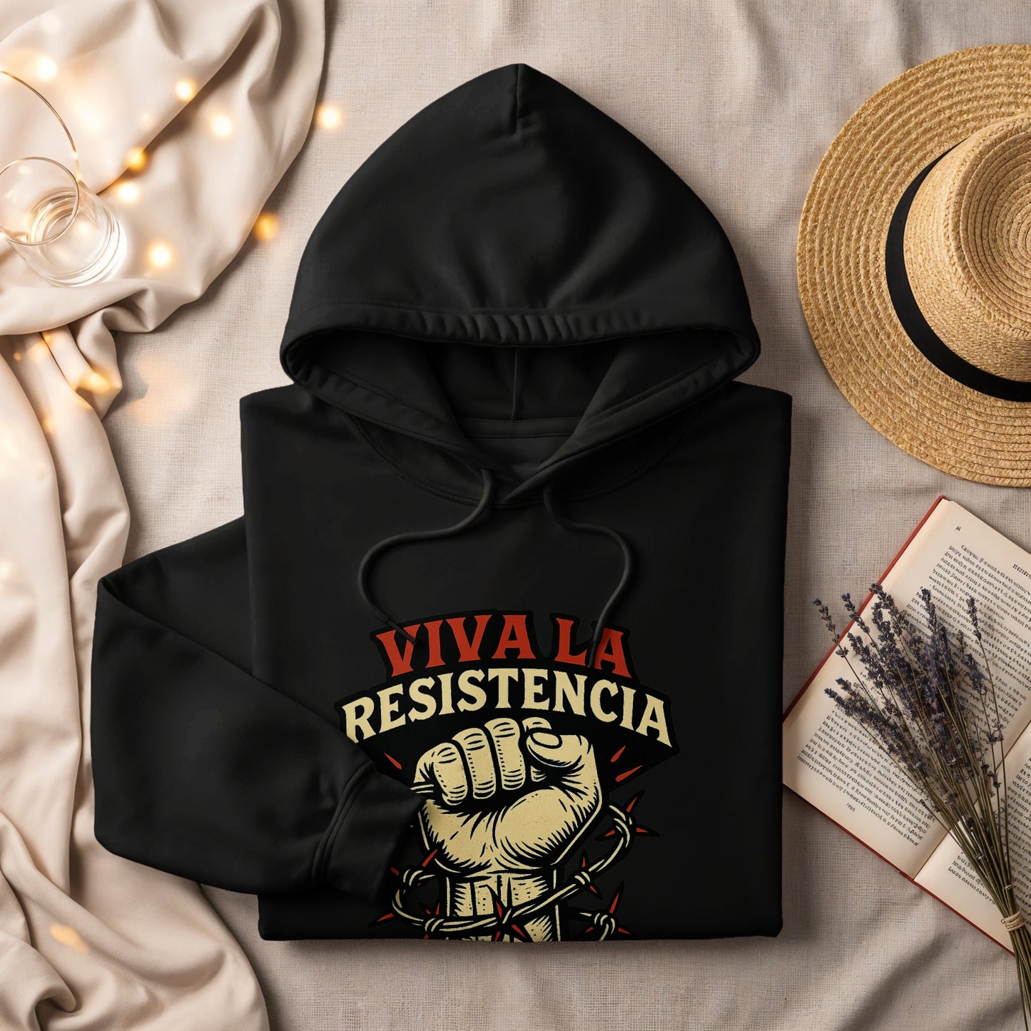 Viva La Resistencia Graphic Hooded Sweatshirt product