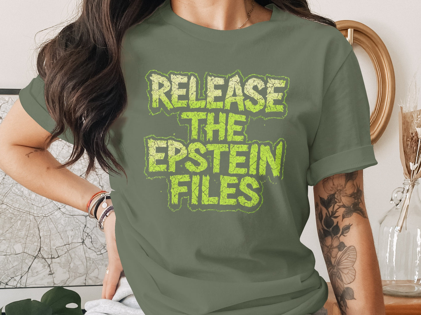 Release The Epstein Files Graphic T-Shirt Product