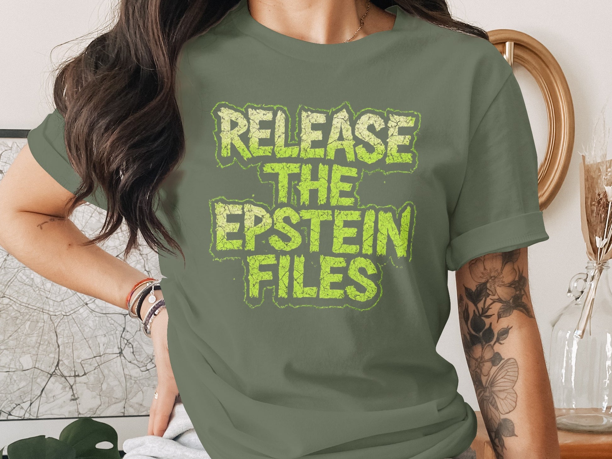 Release The Epstein Files Graphic T-Shirt Product