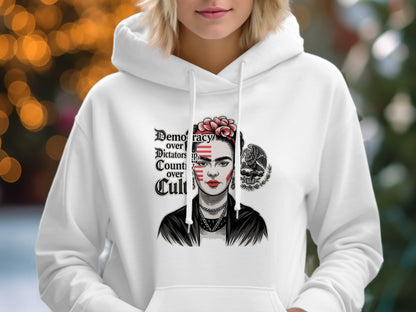 Unique Artwork Hoodie with Eye-Catching Print product