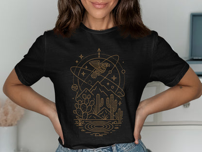 Vintage Desert Scene Graphic Women's Tee product type