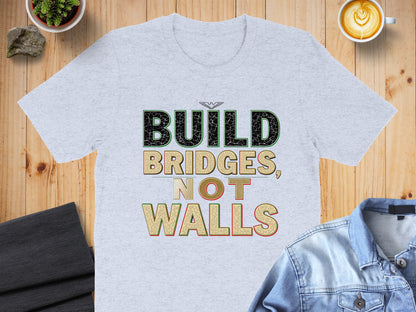 Build Bridges Not Walls Statement Shirt product type