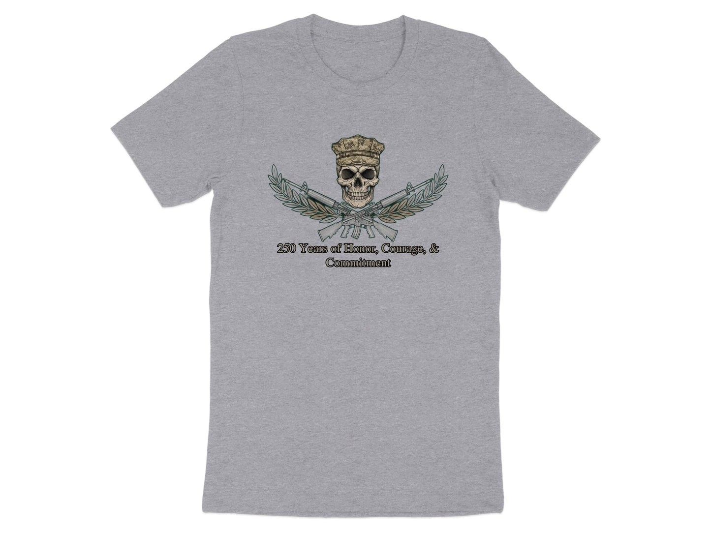 250 Years of Honor Courage Commitment Graphic T-shirt