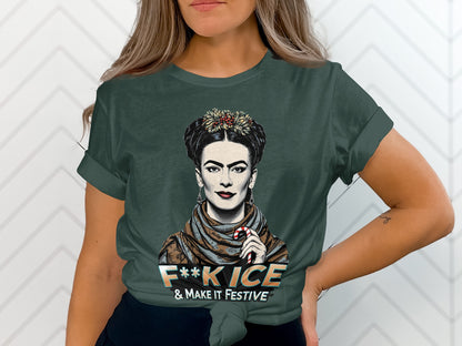 F**k Ice Make It Festive Graphic T-Shirt