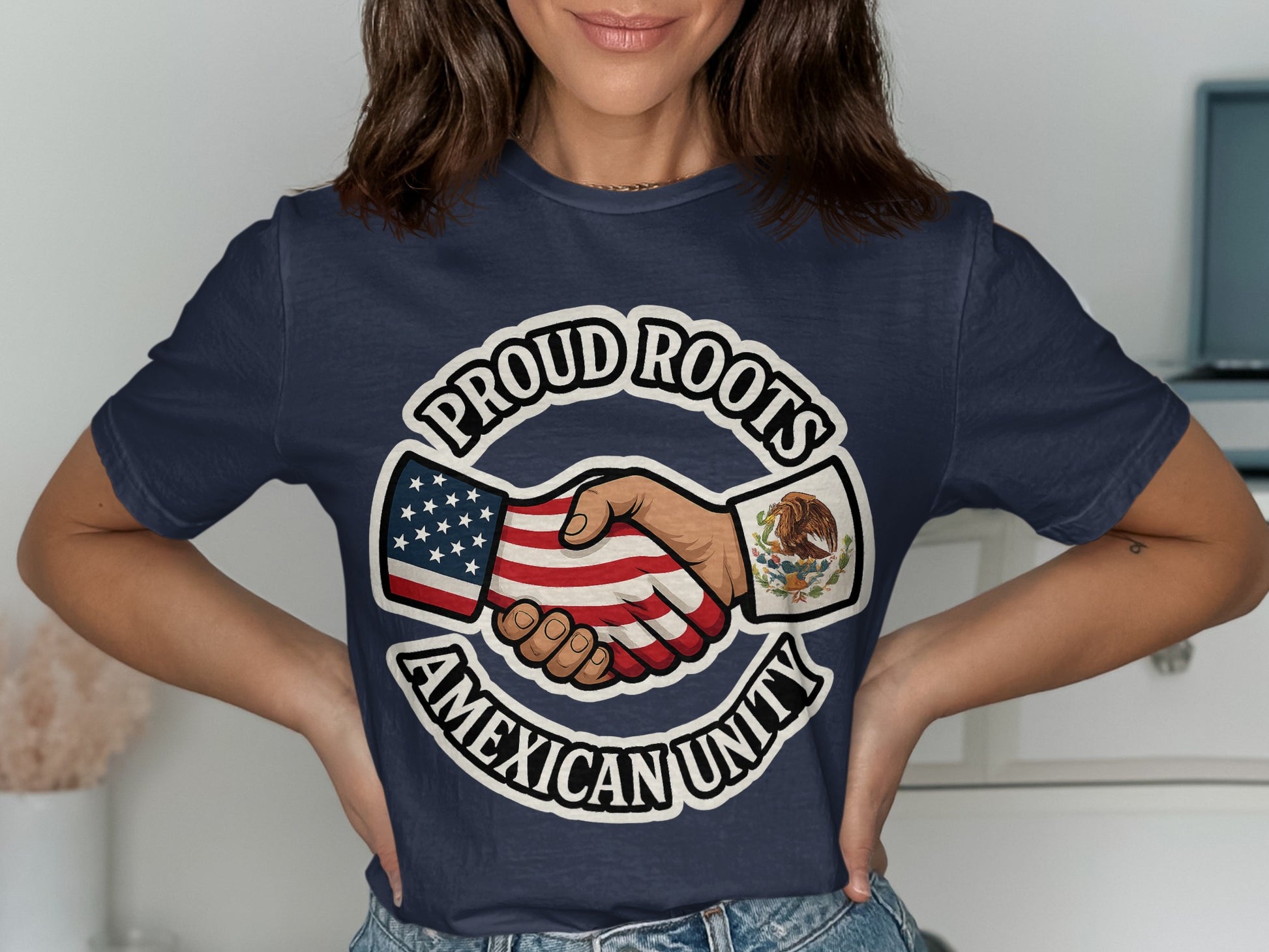 Proud Roots American Mexican Unity T-shirt product