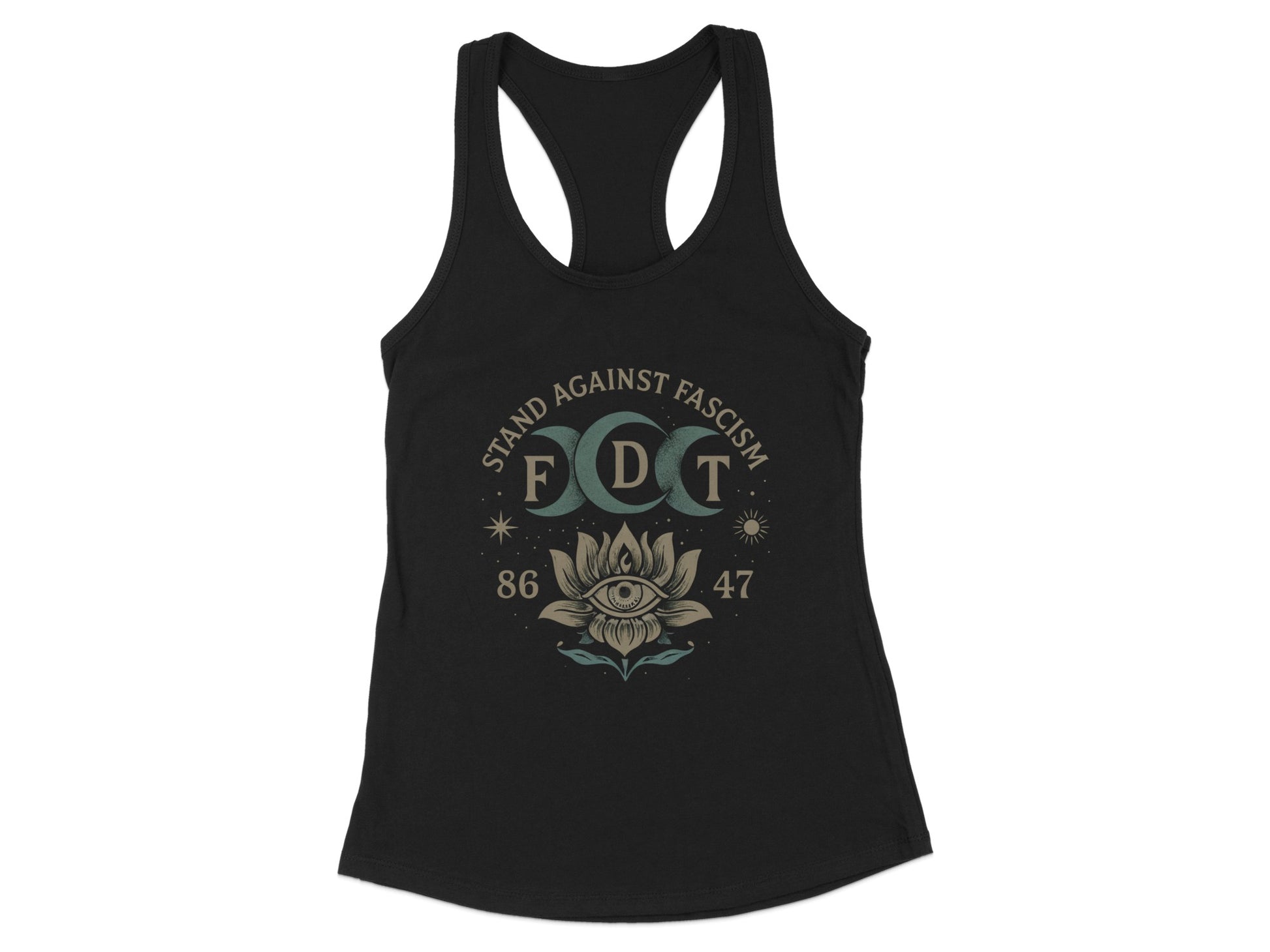 Stand Against Fascism 86 47 Printed Tank Top
