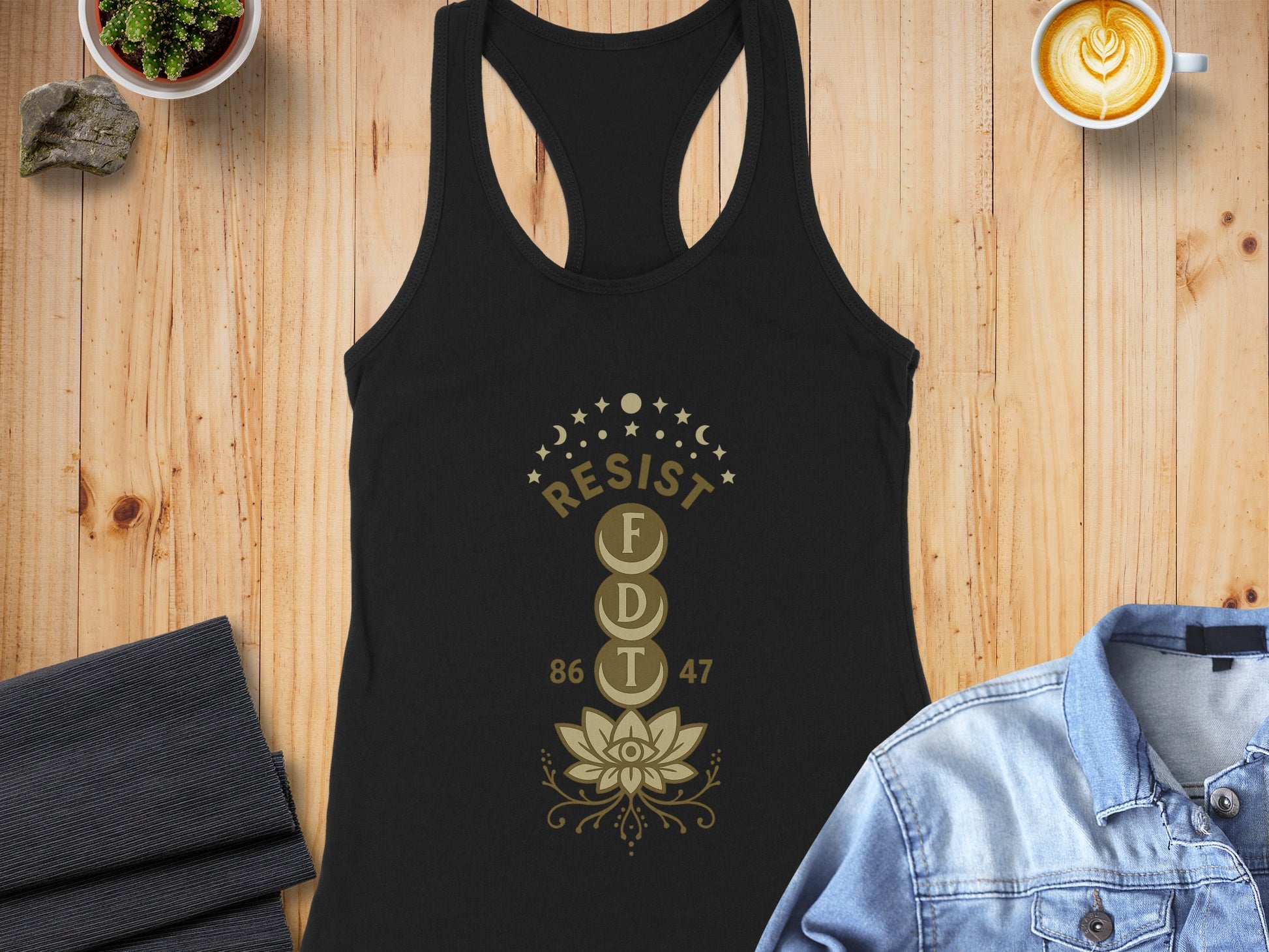 Resist FDT Ladies Tank Top Shirt Apparel