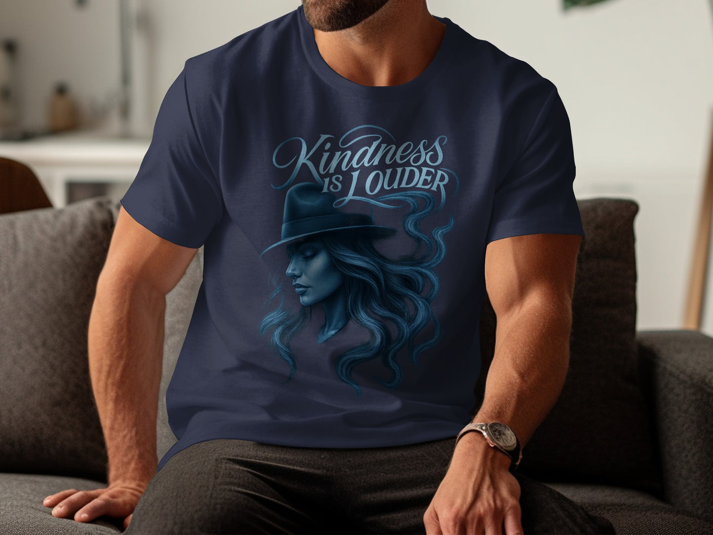 Kindness Is Louder Graphic Tee with Stylish Human product