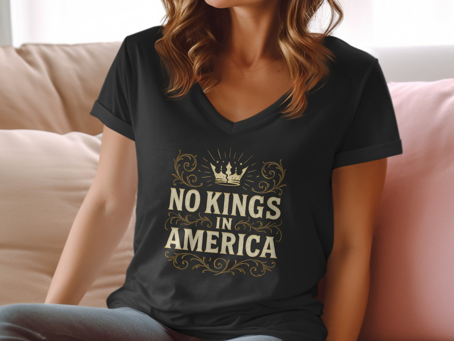 No Kings in America Graphic Shirt product type